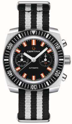 Certina DS Chronograph 1968 Powermatic Automatic Black Dial Watch C0404621805100