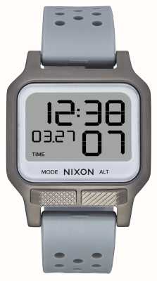 Nixon Heat Gunmetal Positive Rubber Strap A1320-5106-00