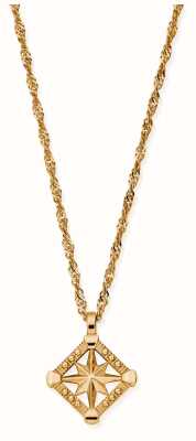 ChloBo GOLD Twisted Rope Chain Inner Guidance Necklace GNTR3235