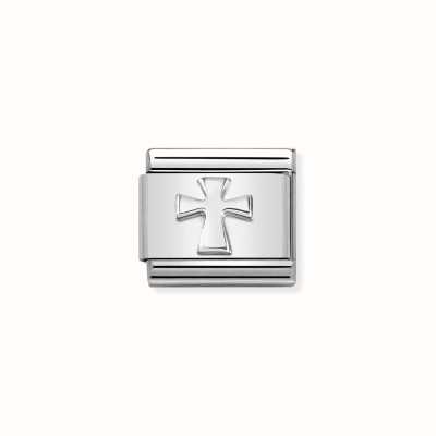 Nomination COMPOSABLE LINK, CROSS IN STERLING SILVER 330106/02