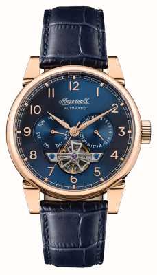 Ingersoll THE SWING Automatic (45mm) Blue Dial / Blue Leather Strap I12702