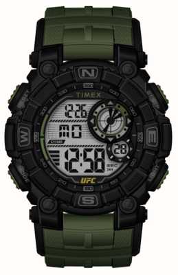 Timex x UFC Redemption Digital / Green Rubber TW5M53900