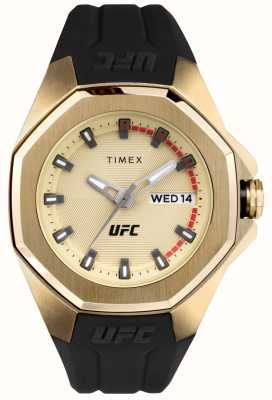 Timex x UFC Pro Gold Dial / Black Silicone TW2V57100