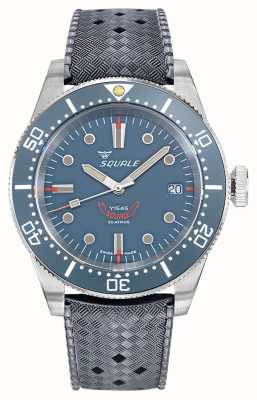 Squale 1545 Grey (40mm) Grey Dial / Grey Homage Tropic Rubber 1545GG.HTG