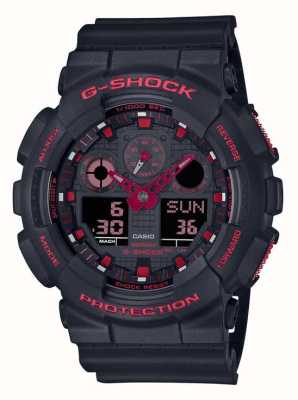 Casio G-Shock Ignite Red Series Resin Band GA-100BNR-1AER