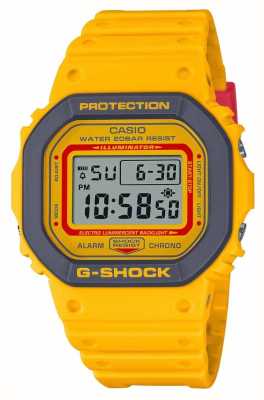 Casio G-Shock | 90s Sporty Colour Series | Yellow Resin Strap DW-5610Y-9ER