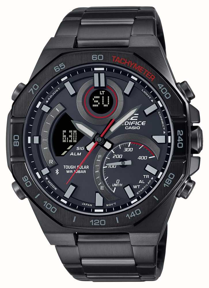 Casio Edifice | Black | Black Steel Bracelet ECB-950DC-1AEF - First Class Watches™ AUS