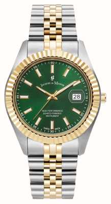 Jacques Du Manoir Inspiration | Business | 40mm | Green Dial | Two Tone Steel JWN01703