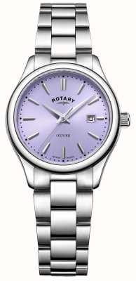 Rotary Women's Oxford | Lilac Dial | Stainless Steel Bracelet LB05092/75