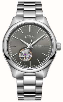 Rotary Men's Oxford | Automatic | Grey Dial | Stainless Steel Bracelet GB05095/74
