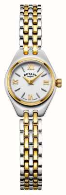 Rotary Balmoral | White Dial | Two-Tone Stainless Steel Bracelet LB05126/70