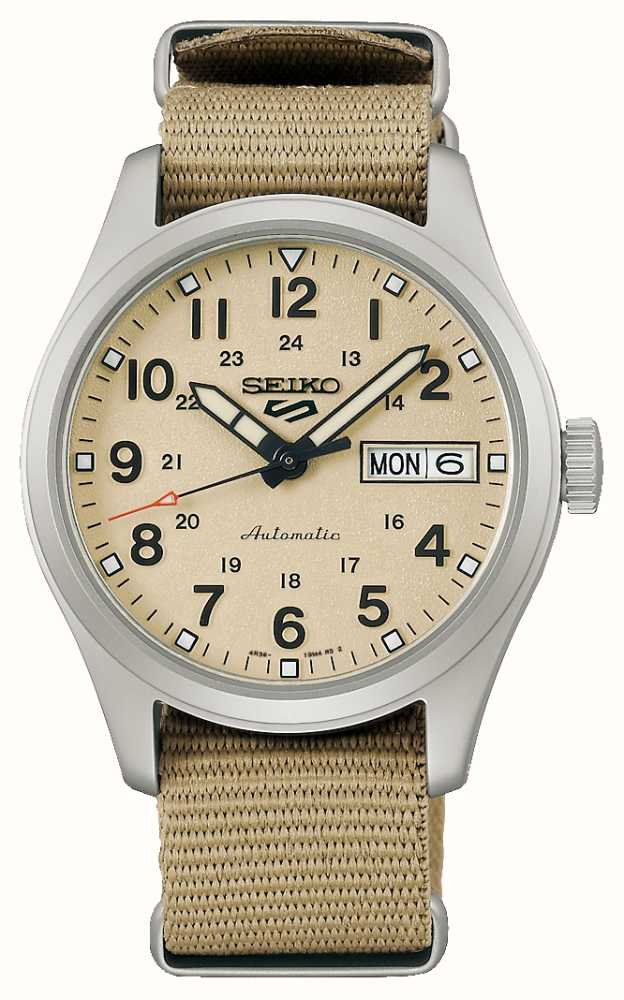 Seiko 5 'Desert Kit' Midfield Sports Style SRPJ83K1 - First Class Watches™  AUS