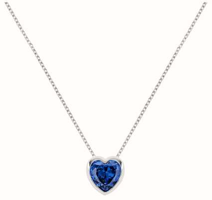 Radley Jewellery Blue Crystal Heart Necklace | Sterling Silver RYJ2387