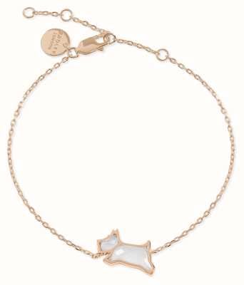 Radley Jewellery Crystal Dog Bracelet | Rose Gold Plated RYJ3256