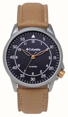 Columbia Viewmont Quartz Blue Dial / Camel Leather CSS15-003