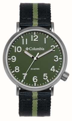 Columbia Trailbanks Quartz Olive Green Dial / Black & Green Stripe Nylon CSS16-005