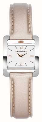 Herbelin Women's Ve Avenue | White Dial | Pale Pink Leather Strap 17037TR21NA