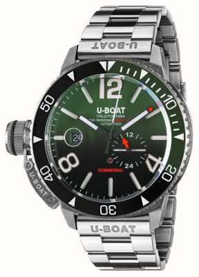 U-Boat Sommerso Ghiera Ceramica (46mm) Green / Stainless Steel 9520/MT