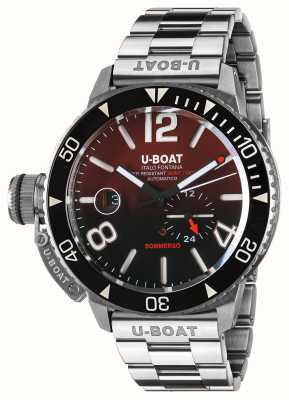 U-Boat Sommerso Ghiera Ceramica (46mm) Red / Stainless Steel 9521/MT