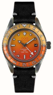 Out Of Order Sex On The Beach Automatic GMT (40mm) Orange Dial / Black Leather OOO.001-25.SOTB