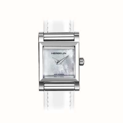 Herbelin Antarès Watch Case - Mother of Pearl Dial / Stainless Steel - Case Only H17144AP09