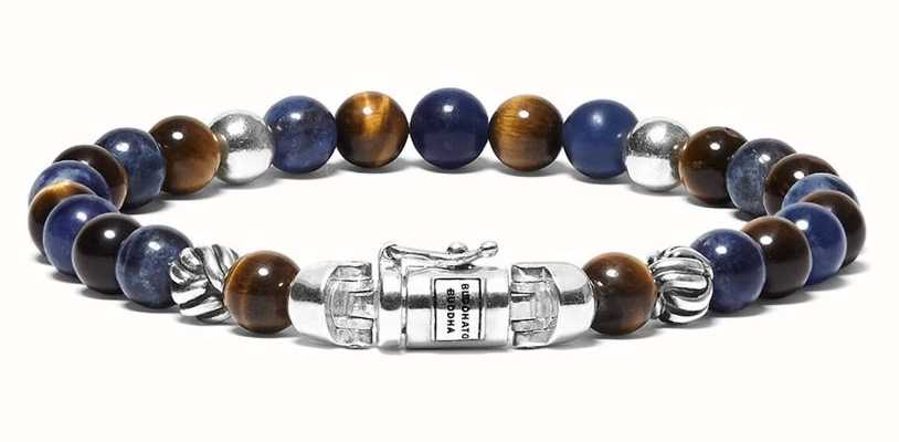 Buddha To Buddha Spirit Bead Mini Mix Sodalite Tigereye Sterling Silver 189MS Size E 001J011893805