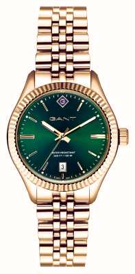 GANT SUSSEX (34mm) Green Dial / Gold PVD Stainless Steel G136011
