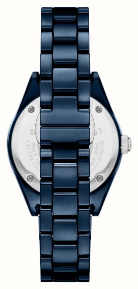 Emporio Armani Women's (36mm) Blue Dial / Blue Ceramic Bracelet