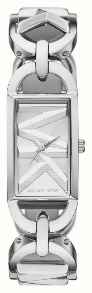 Michael Kors MK Empire (30mm) Silver Rectangular Dial / Stainless