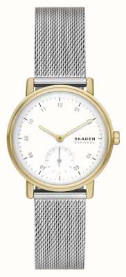 Skagen Kuppel Lille (32mm) White Dial / Steel Mesh Bracelet