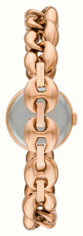 Kate Spade Monroe (24mm) Rose Gold Dial / Rose Gold-Tone Chain