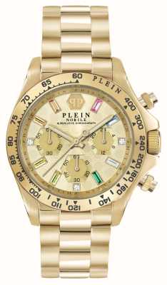 Philipp Plein $TREET COUTURE NOBILE LADY (38mm) Gold Dial / Gold PVD Stainless Steel Bracelet PWSBA0223