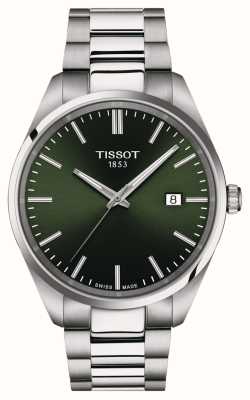 Tissot Men's PR 100 (40mm) Green Dial / Stainless Steel Bracelet T1504101109100