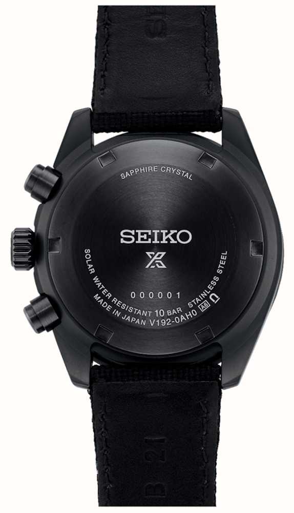 Seiko Prospex Black Series ‘Night Vision’ Solar Speedtimer Chronograph ...