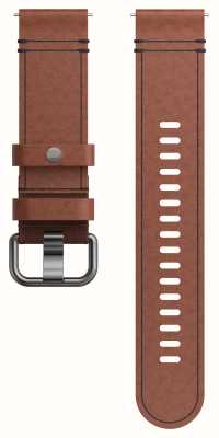 Polar Brown Leather Wristband M/L 22mm 910110292