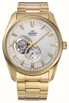 Orient Contemporary (40.8mm) White Dial / Gold Stainless Steel Bracelet RA-AR0007S10B
