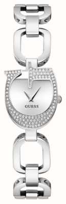 Guess Women's Gia (22mm) Silver Dial / Stainless Steel Link Bracelet GW0683L1