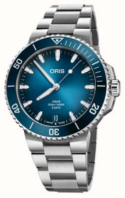 ORIS Aquis Date Calibre 400 Automatic (43.5mm) Blue Dial / Stainless Steel Bracelet 01 400 7790 4135-07 8 23 02PEB