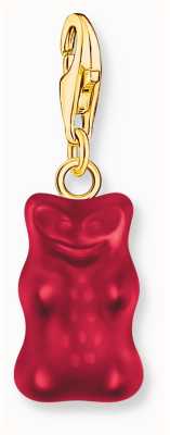 Thomas Sabo x HARIBO Red Goldbear Gummy Bear Charm Gold-Plated Sterling Silver 2190-413-10