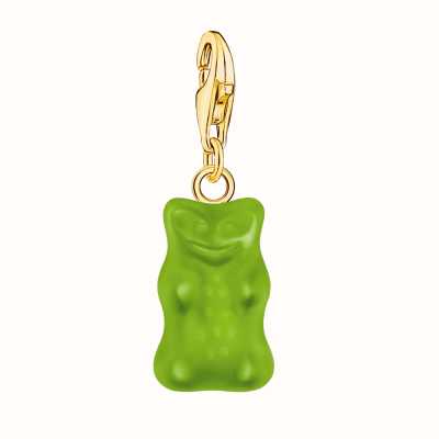 Thomas Sabo x HARIBO Green Goldbear Gummy Bear Charm Gold-Plated Sterling Silver 2192-413-6