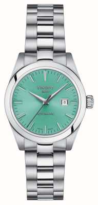 Tissot Women's T-My Lady Automatic (29.3mm) Green Dial / Stainless Steel Bracelet T1320071109100