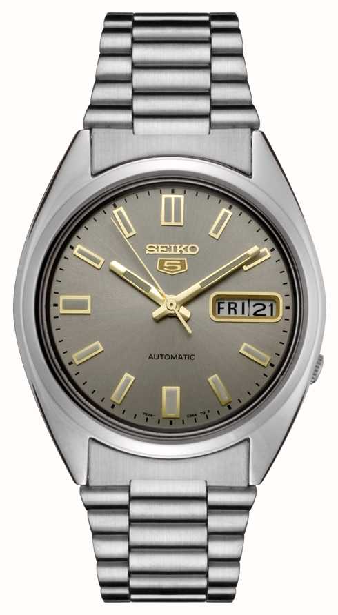 mens seiko 5 automatic watch snxs77