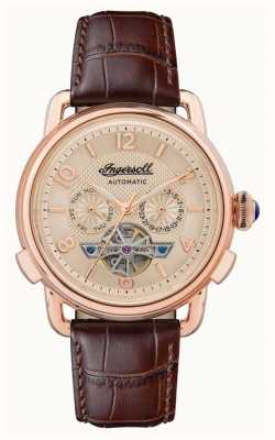 Ingersoll Men's 1892 The New England Brown Leather Strap I00901B