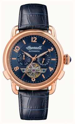 Ingersoll Men's 1892 The New England Blue Leather Blue Dial I00902B