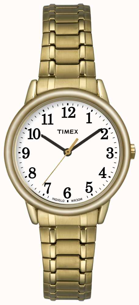 timex easy reader gold