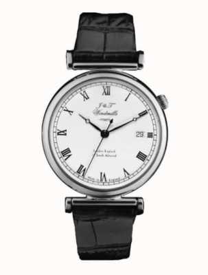 J&T Windmills Men's Bartholomew Mechanical Watch Sterling Silver WGS10000/08