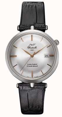 J&T Windmills Men's Threadneedle Mechanical Watch Sterling Silver Rose Gold WGS10001/06