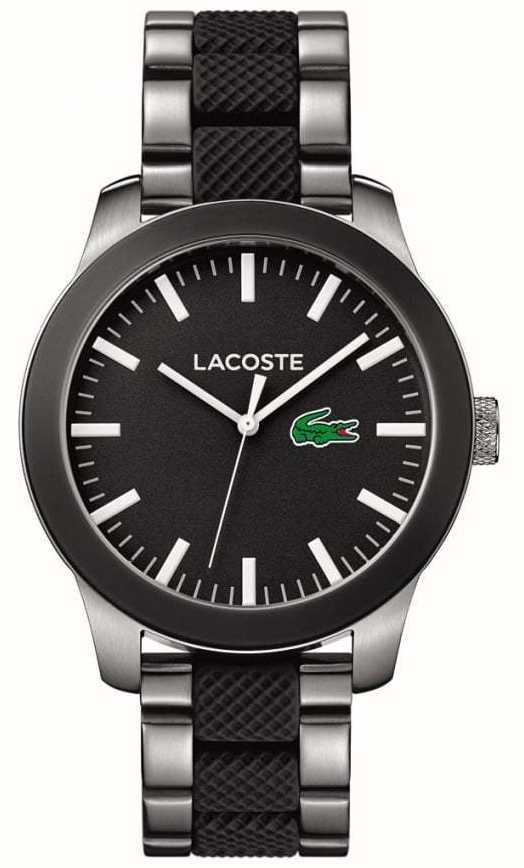 lacoste watch black