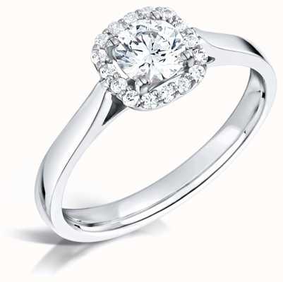 Certified Diamond 0.30ct D SI1 GIA Diamond Engagement Ring FCD28344