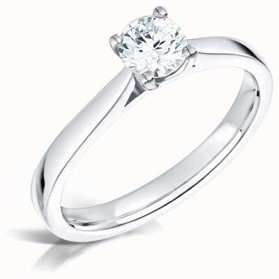 Certified Diamond 0.40ct D SI1 GIA Diamond Engagement Ring FCD28361